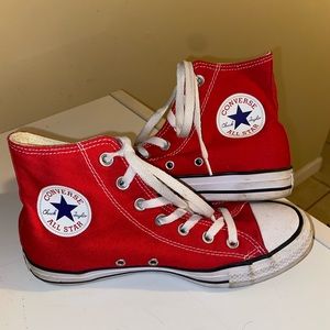 Red Converse HighTops